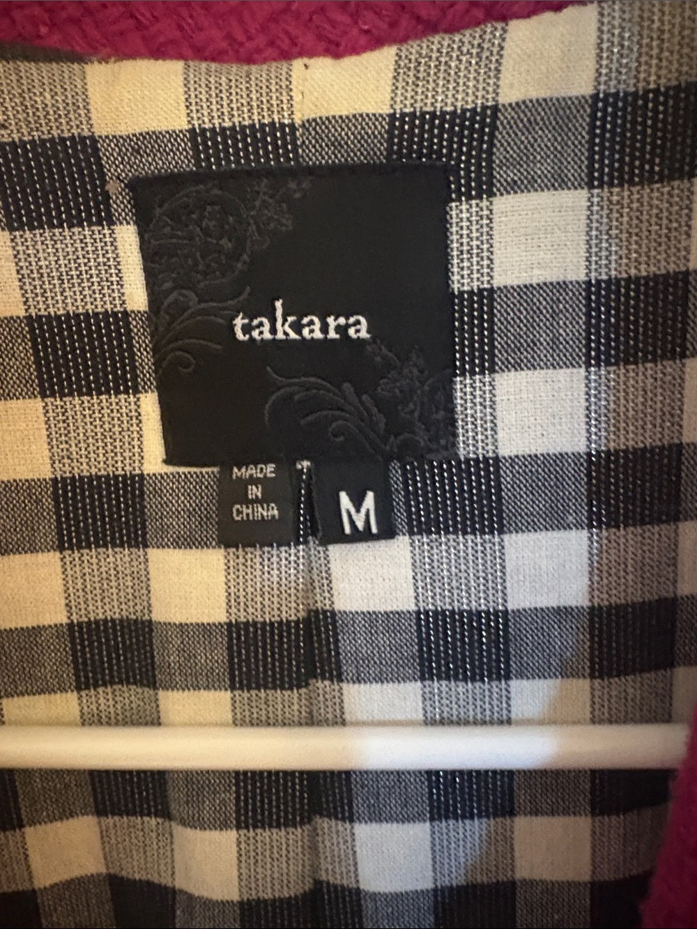 Takara Raspberry Textured Pea Coat with Ruffled Sleeves - Picture 3 of 5